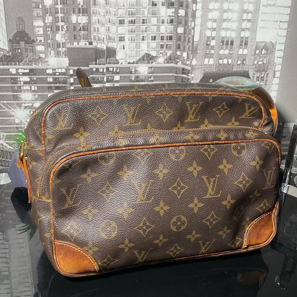 Authentic Louis Vuitton Monogram Nile Crossbody Bag